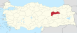 Erzincan in Turkey.svg