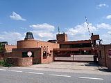 Estación de comunicaciones por satélite de Buitrago del Lozoya, Comunidad de Madrid, España.