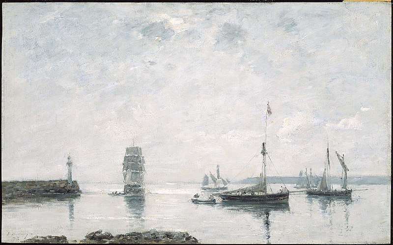 File:Eugène Louis Boudin - Harbor Entrance - 19.98 - Museum of Fine Arts.jpg