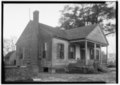 FRONT AND SIDE VIEW, S.E. - Britt-Williams-Borders House, Greenwood Street, Gordon, Houston County, AL HABS ALA,35-GORD,1-1.tif