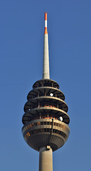 Main pod of the TV-Tower in Nuremberg, Germany