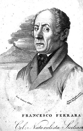 <span class="mw-page-title-main">Francesco Ferrara (geologist)</span> Italian geologist (1767–1850)
