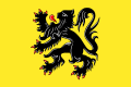 Flag of Flanders, Flemish Region and the Flemish Community in Belgium