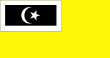Kuala Terengganu كوالا ترڠڬانو (Jawi) 瓜拉登嘉樓 (čínsky) குவாலா தெரெங்கானு (malajská tamilština) – vlajka