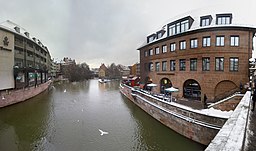 Fleischbrücke nach Westen