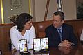 Flickr - Government Press Office (GPO) - Meeting Between P.M. Ehud Barak and Swimmer Keren Leibovitch.jpg