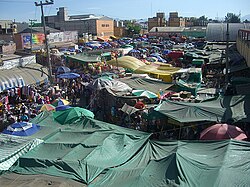 View over the Mercado de la Merced