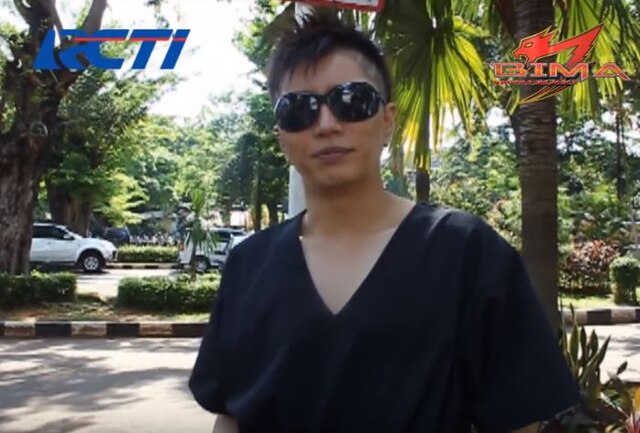 Gackt in 2013 on Indonesian RCTI greeting BIMA Satria Garuda.