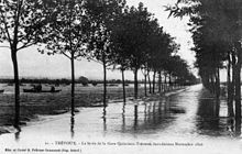 la levée inondée en 1896
