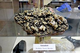 Mineral Vanadinit aus Boubaker, Tuissit, Marokko