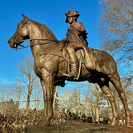 general george washington on horse