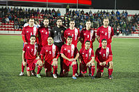 Gibraltarin jalkapallomaajoukkue vuonna 2014