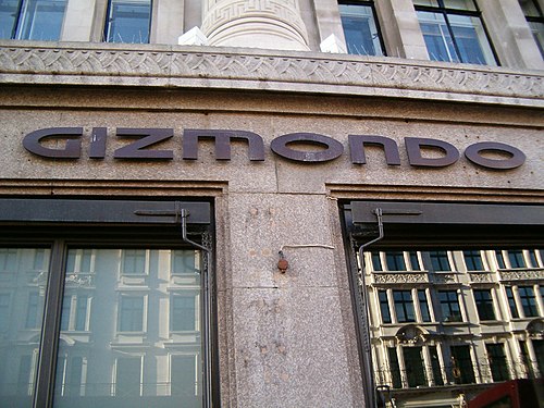 The former Gizmondo store in Regent Street, London