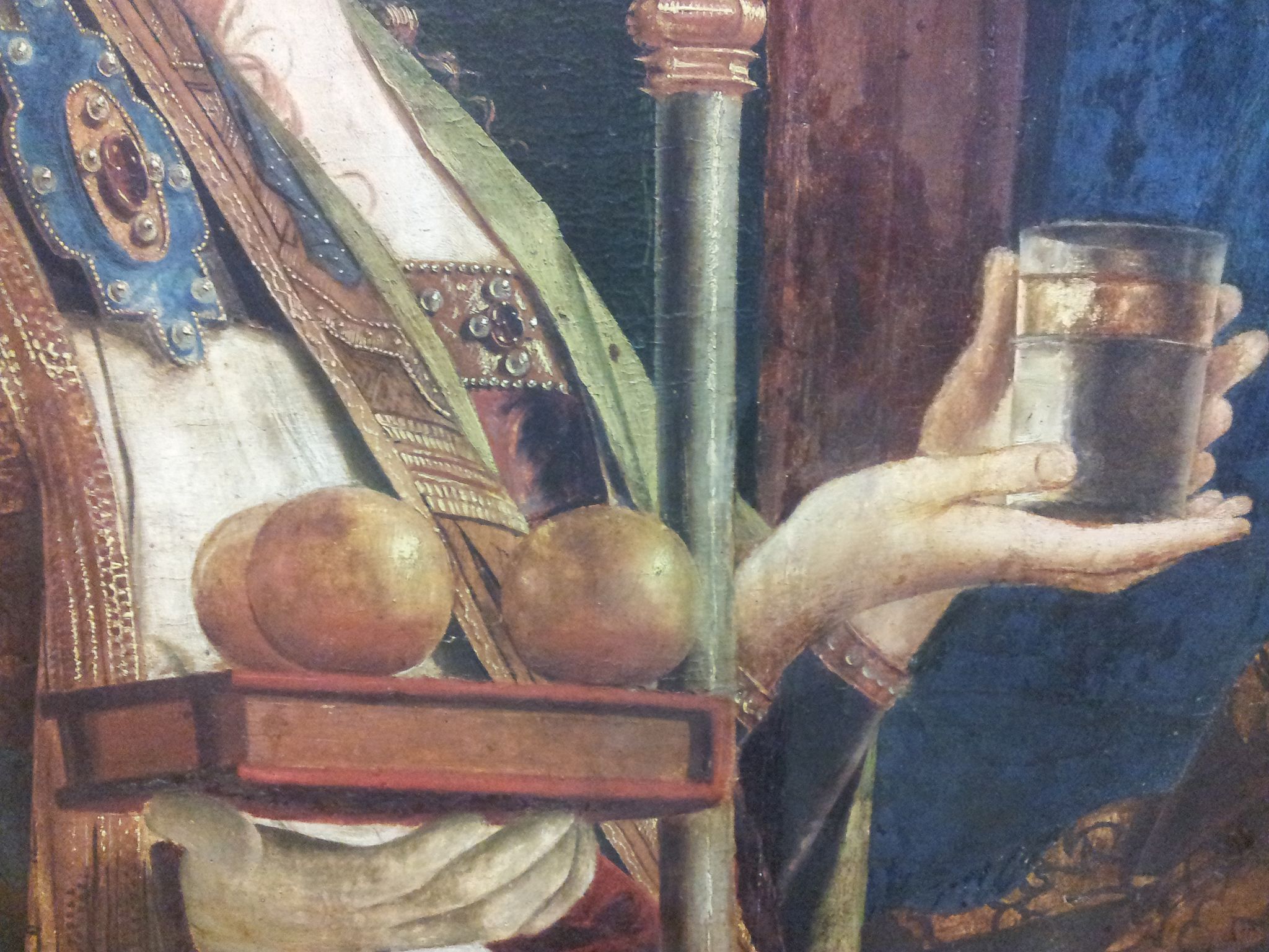 Antonello da Messina (1430–1479), Pala di San Cassiano (particolare, Il Bambino), 1475-1476 circa, olio su tavola, 115×135,6 cm, Vienna, Kunsthistorisches Museum

