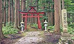 Sannobo Site Goshogawara Hiyoshi Jinja torii.jpg