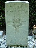 Miniatuur voor Bestand:Graf van de omgekomen Nieuw-Zeelandse piloot W.G. Abbott op de Algemene begraafplaats Zutphen.JPG