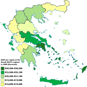 Economía De Grecia: Sector primario, Sector secundario, Crisis económica en Grecia