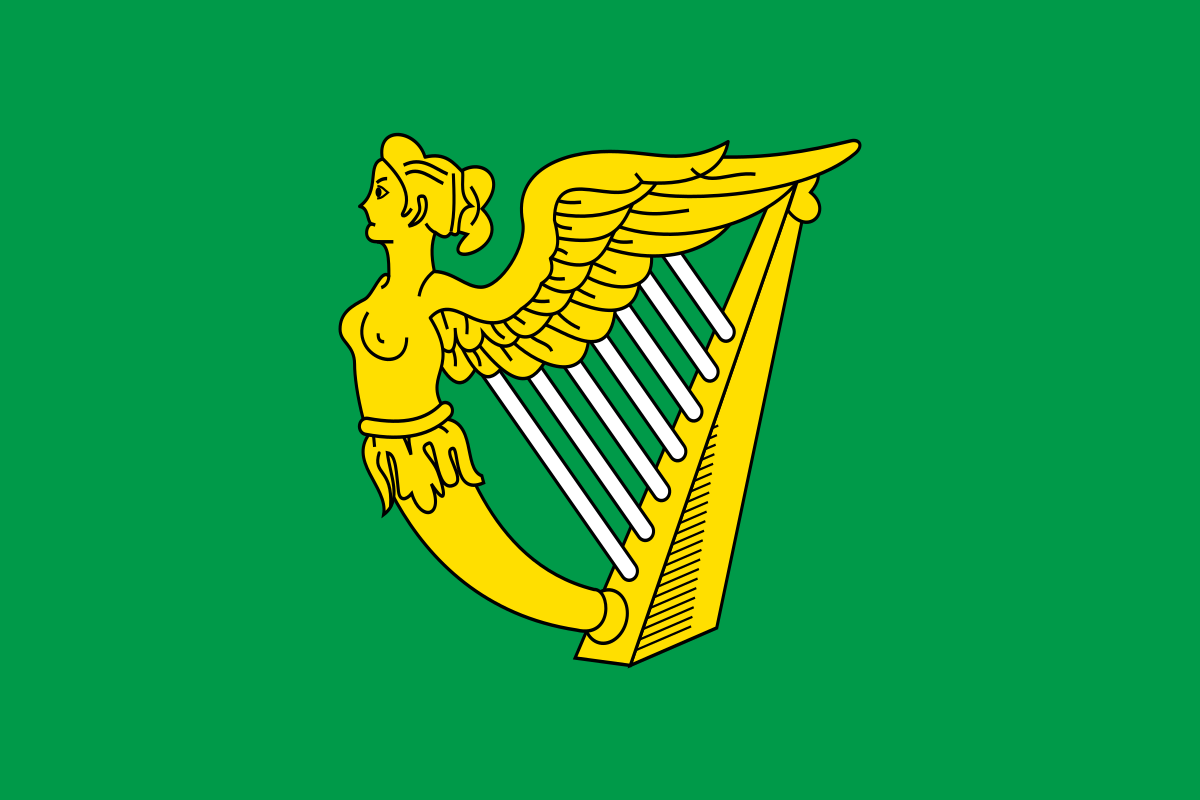 celtic harp flag