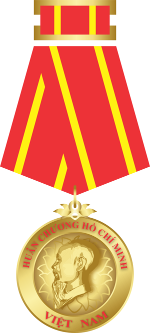 Huân Chương Hồ Chí Minh: Đối tượng và tiêu chuẩn khen thưởng, Mô tả, Danh sách các tập thể và cá nhân được trao Huân chương Hồ Chí Minh