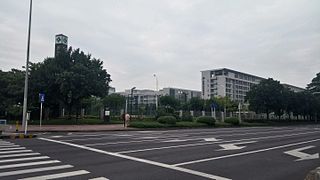 University of Hong Kong-Shenzhen Hospital building in The University of Hong Kong-Shenzhen Hospital, China