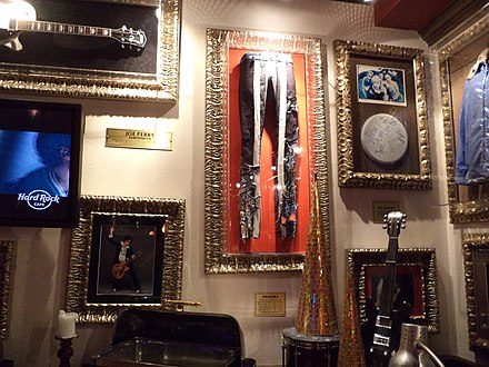 Shakira pants displayed at the Hard Rock Cafe in Atlanta