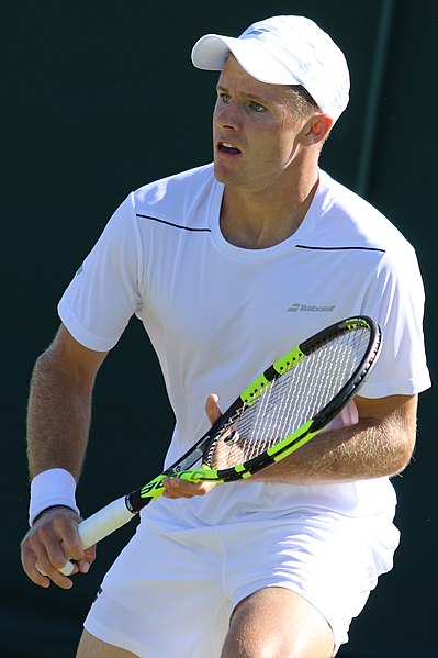 Harrison at the 2018 Wimbledon Championships Qualifying