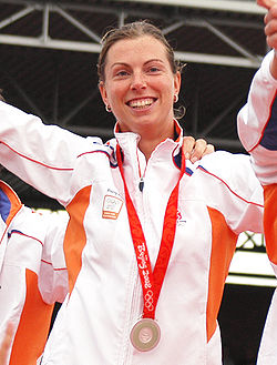 Helen Tanger Pekingin olympialaisissa 2008.