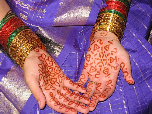 In most of West Asia, North Africa and the Indian subcontinent, engagement parties often feature the use of henna.