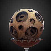 Hollow sphere with nine spheres