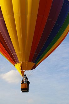 hot air balloon uses