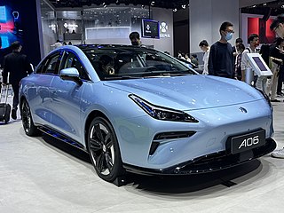 <span class="mw-page-title-main">Hycan A06</span> Electric mid-size sedan