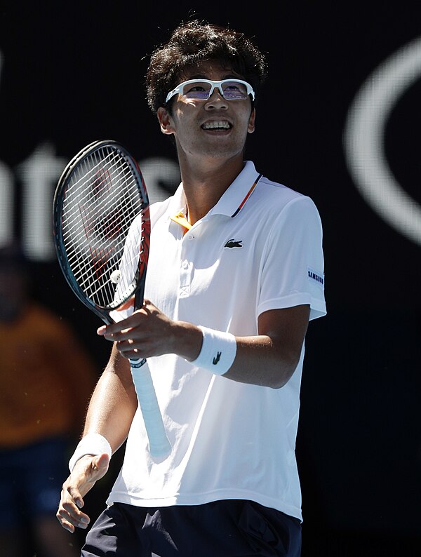 Hyeon Chung at the 2018 Australian Open