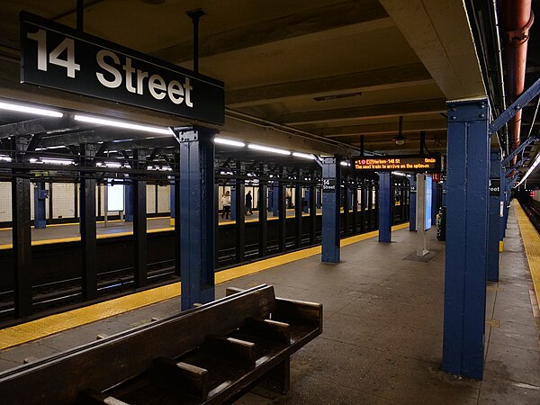 View from northbound platform