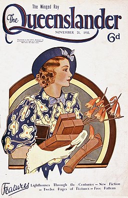 Illustrated front cover from The Queenslander, November 21, 1935 (4388312153)