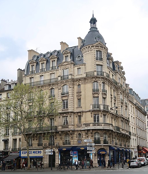 File:Immeuble boulevard Saint-Germain, rue Saint-Jacques, Paris 5e.jpg