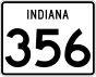 State Road 356 marker