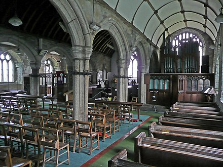 St Tetha's church, interior