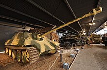 Early production Jagdpanther, coated in Zimmerit, Imperial War Museum Jagdpanther IWM Duxford.JPG