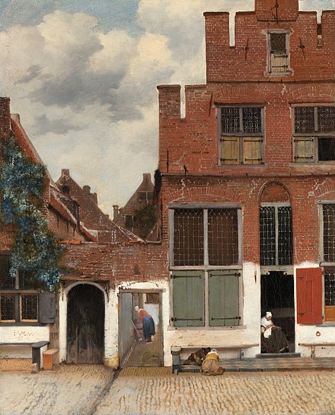 File:Johannes Vermeer - Gezicht op huizen in Delft, bekend als 'Het straatje' - Google Art Project.jpg