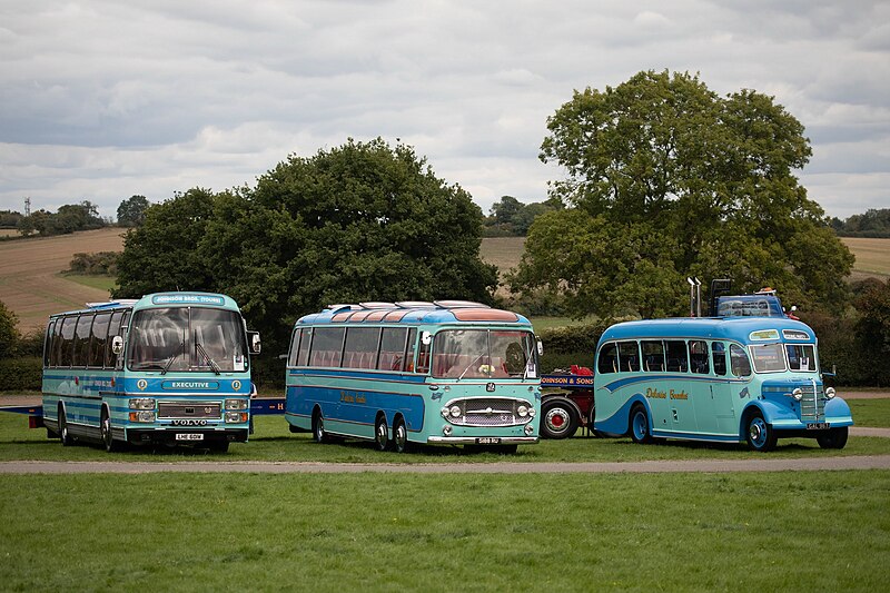 File:Johnsons Bros coach line-up in Showbus 2022 (52463764757).jpg