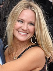 Sharon Case plays Sharon Newman, Mariah's biological mother whom she comes into contact with after being hired to gaslight her by Victor Newman (Eric Braeden). Joshua Morrow & Sharon Case - Monte-Carlo Television Festival (cropped).jpg