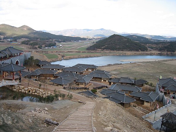 Yongin Daejanggeum Park, a filming site where historical dramas for Munhwa Broadcasting Corporation are produced