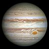 Юпитер и его уменьшившееся Большое Красное Пятно.jpg 