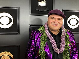 Kalani Peʻa at the 2019 Grammy Awards Red Carpet