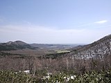 根室本線旧線跡からの眺望（日本三大車窓）（2015年4月）