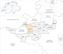 Röschenz - Carte