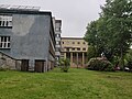 Bývalá radnice v Katovicích-Janowě od architekta Tadeusze Michejdy