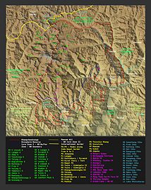 Map of the Indian protected areas of the Kangchenjunga Biosphere Reserve and National Park