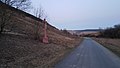 Ein Wegkreuz am südlichen Fuß des Hunsenberges im Leintal