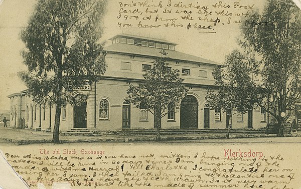 Old Klerksdorp Stock Exchange